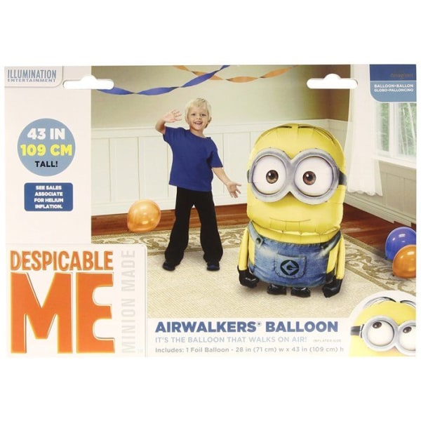 Universal Studios - 3001001 - Despicable Air Walker Minion Balloon, Multicore, One Size