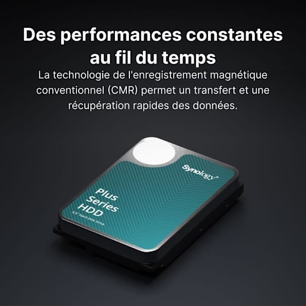 Intern disk 4 To - SYNOLOGY - HAT3300-4T - SATA 6 Gbit/s - 5400 varv/min