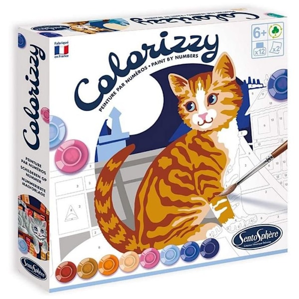 Målning Colorrizy: Katterna kastanj