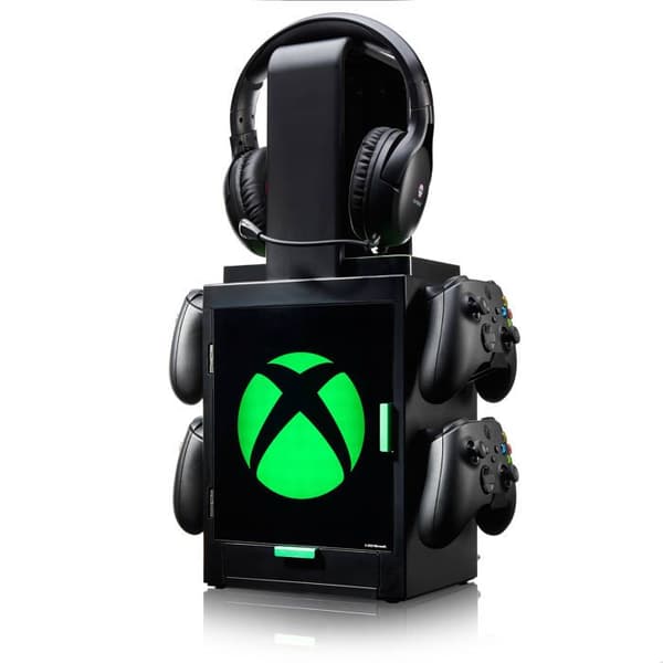 Spelskåp - NUMSKULL - Xbox Light Locker - LED - Controllerstöd - Svart Svart