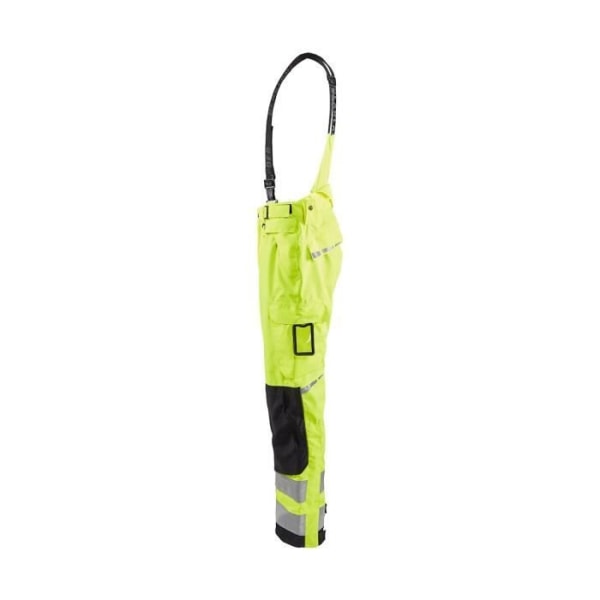 Blaklader High Visibility Hardshell Bib Arbetsbyxor Neongult/svart 48