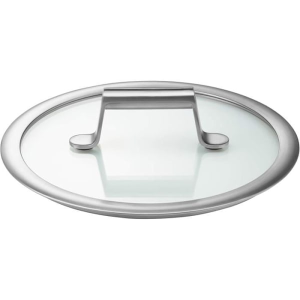 WMF Comfort Line Gryta hög 24 cm med glaslock 5,7 l Silver