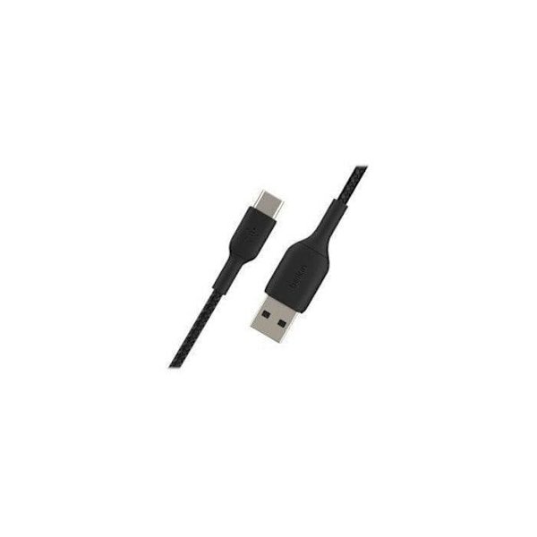 BELKIN - kabel - Flätad C-A 1M, BLK - Flätad C-A
