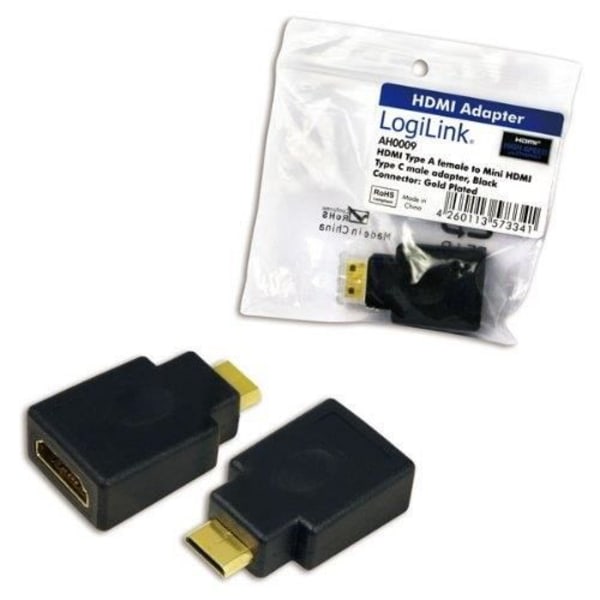 LOGILINK ADAPTER HDMI TYP A KVINNA / MINI …