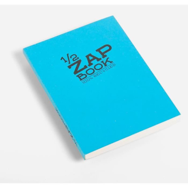 Skissblock - Zap Book - 148 x 210 mm - Återvunnet papper - Kartongomslag - 160 sidor Blandad