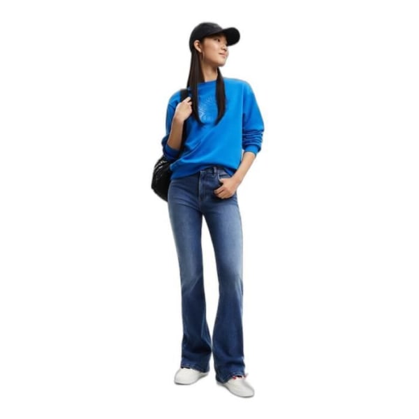 Desigual Mambo sweatshirt för kvinnor - elektrisk blå - XS Elektriskt blå XS
