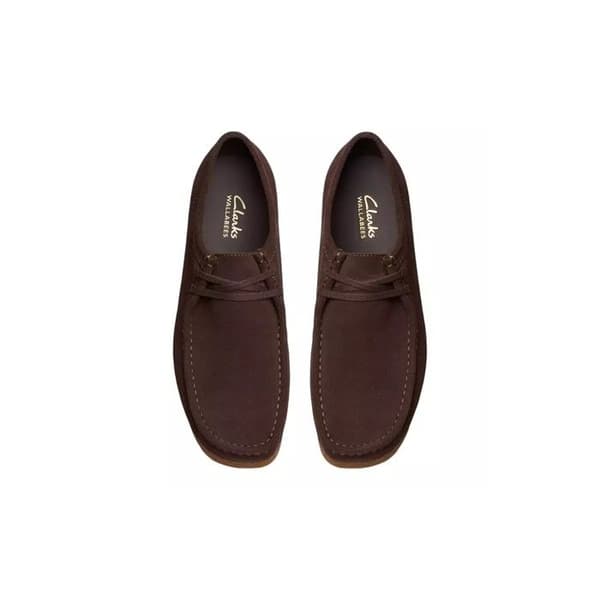 Clarks Wallabee EVO Loafers Mörkbrun mocka 44