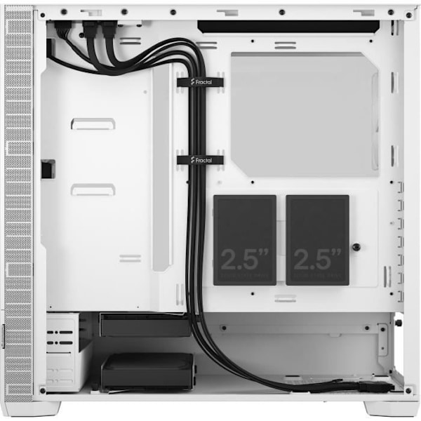 PC-fodral - FRACTAL DESIGN - Pop Silent White TG - Vit (FD-C-POS1A-04)