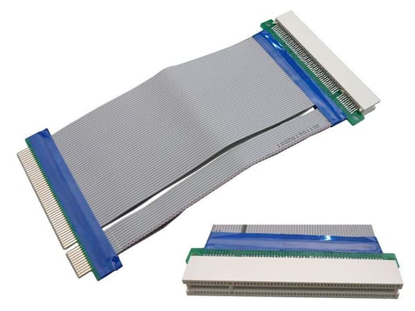 PCI-extensionskabel - Flexibel PCI-Riser - 32 bit - Kompatibel med alla datorer - 5V 66MHz