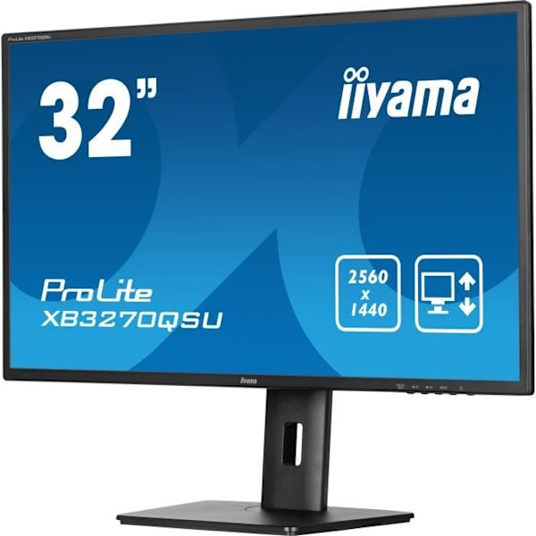 Iiyama XB3270QSU-B1 PC-skärm Svart