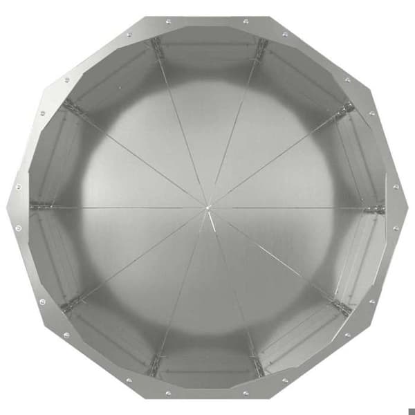 vidaXL Blomlåda Silver 60 x 60 x 50 cm Galvaniserat stål 883764