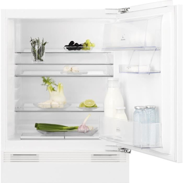 Electrolux LXB3AF82R - Inbyggt bordskylskåp - 133L - Statisk kyla - L 60 x H 82 cm - Pantograffäste