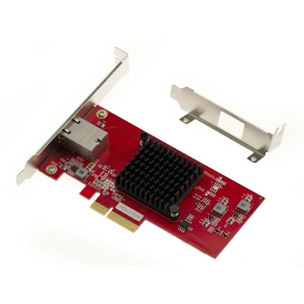 PCIe 3.0 4x styrkort för 10G Gigabit Ethernet RJ45 Lan-nätverk med AQUANTIA AQN-107 AQrate PHY Chipset