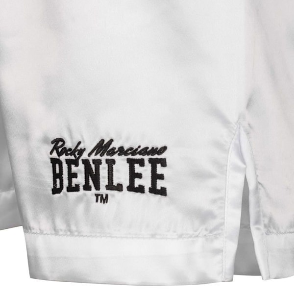 Kort boxning - Benlee - Uni Boxing - Satinpolyester - Elastisk midja - Rörelsefrihet vit M