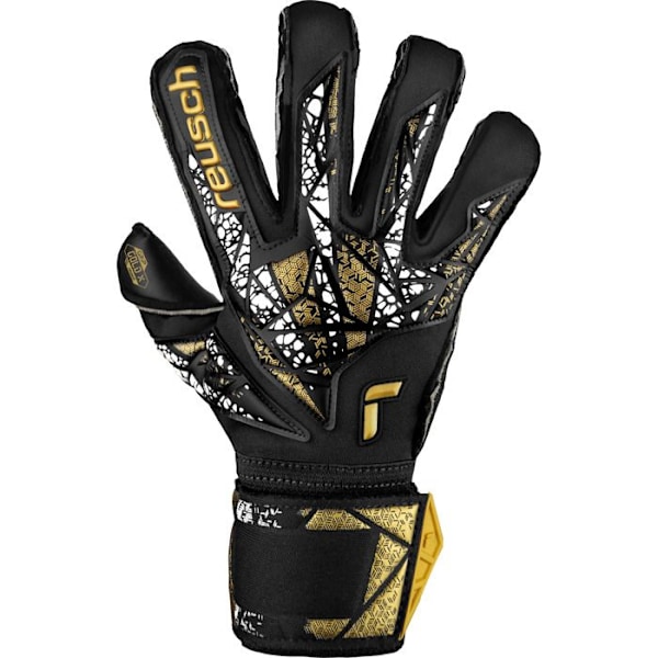Målvaktshandskar - Reusch - Attrakt Gold X - Svart - Andningsbar - Vuxna svart/guld/vit/svart 8