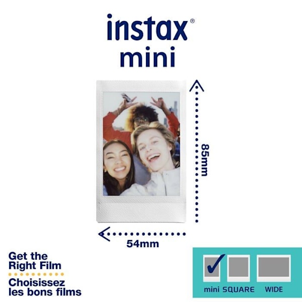 Fujifilm Instax Mini MACARON Instant Color Film ISO 800 10 exponeringar