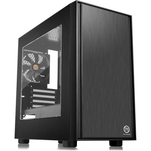 THERMALTAKE PC CASE Versa H17 Window - Mini Tower - Svart - Micro ATX Format (CA-1J1-00S1WN-00)