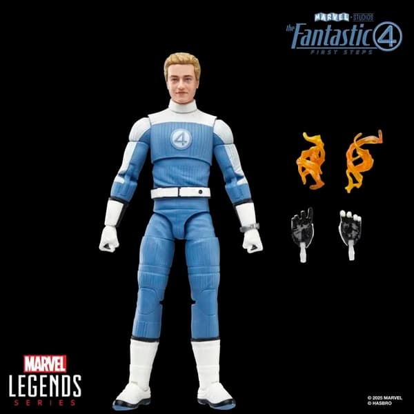 Figur Hasbro Marvel De Fantastiska 4 Johnny Storm (x4) blå