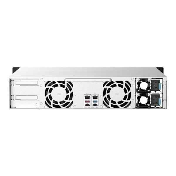 QNAP TS-1273AU-RP-8G 12-fack 12-fack rackmonterad NAS AMD Ryzen V1000 series V1500B 4C/8T 2.2GHz 8GB DDR4 RAM 2x2.5GbE LAN tillval
