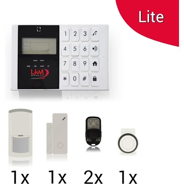 LKM Security M2C KIT ny utgåva Hemsäkerhetslösning