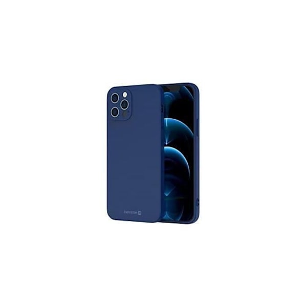 Swissten Soft Joy Fodral - Mjukt Fodral till iPhone 14 Pro - Blå