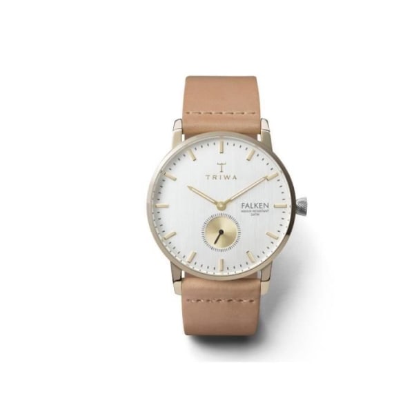 Klocka - Traser - Ladytime - Syntetiskt läder - Silverfärgad - Analogisk Tan, Silver