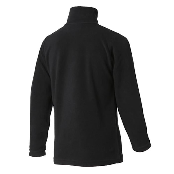 STARLING Fleece Pullover Zippad krage - Barn - Svart Svart 104 cm