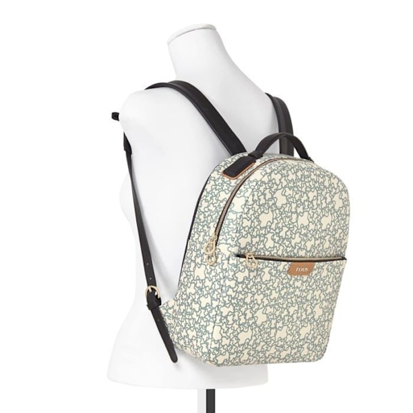 Ryggsäck Tous - 2001037543 - , KAOS Mini Ryggsäck Beige-Svart Dam, One Size