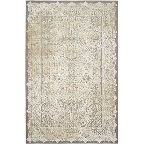 Matta - Safavieh - Pascal - Polypropylen/Polyester - Grå/Grön - 121x170 cm Grågrön