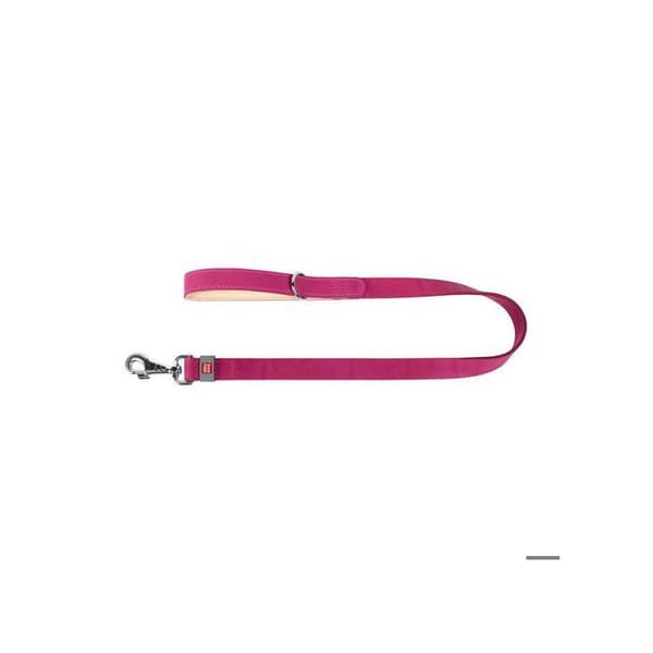 Hundkoppel - WAUDOG - 122 cm - Läder - Rosa - 25 mm