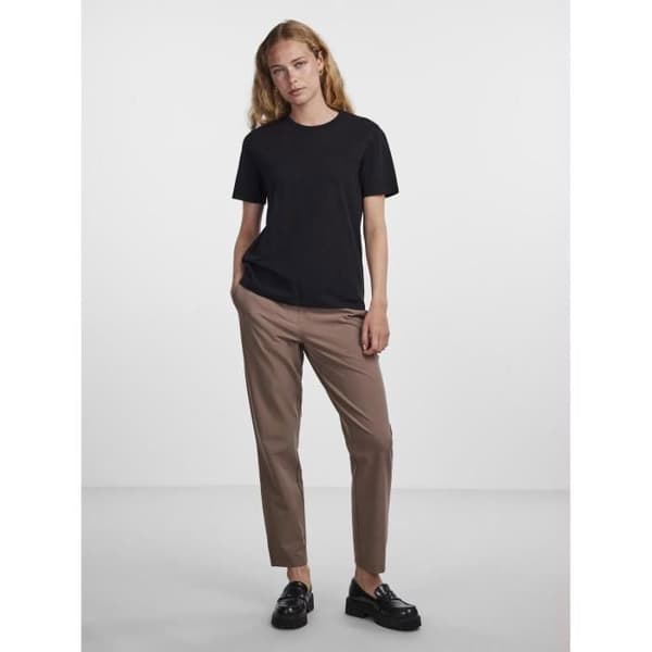 Pieces Ria Solid dam t-shirt Svart S