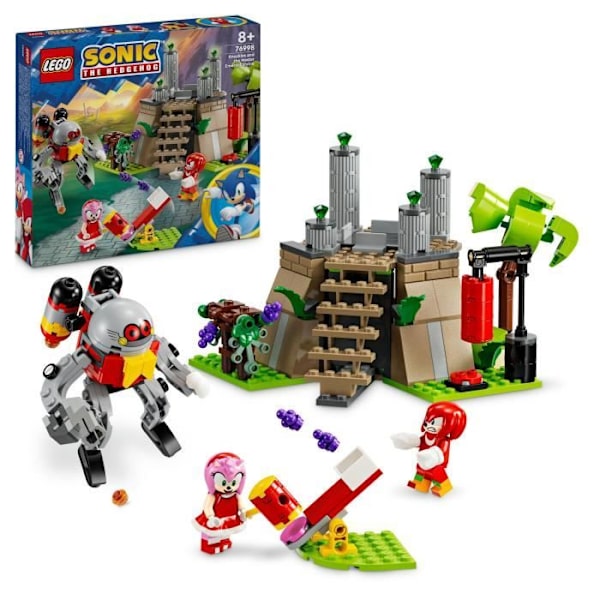 LEGO® Sonic the Hedgehog 76998 Knuckles and the Shrine of the Master Emerald Gamer Set Flerfärgad