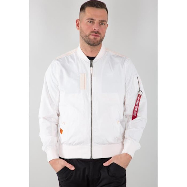 Jacka - Alpha Industries - MA-1 Parachute - Vit - Man - Vuxen Vit M