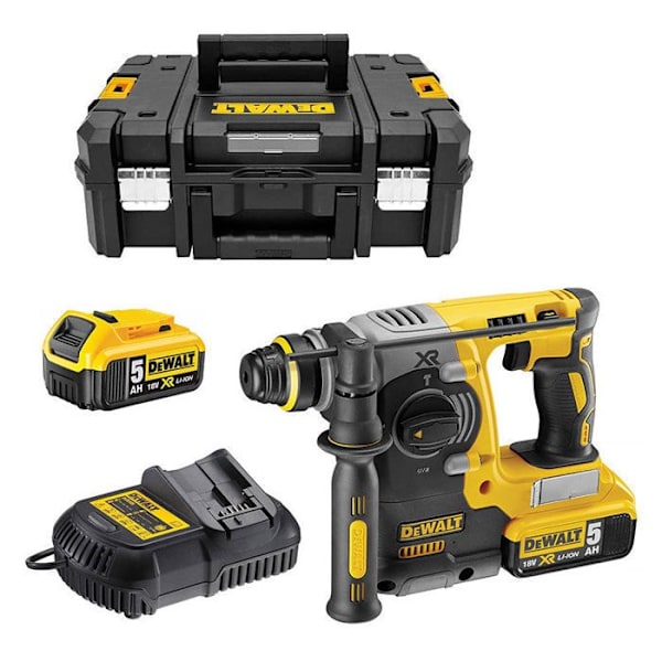 DeWalt DCH273P2T-QW Slagborr utan kol SDS-Plus 18V Fodral 2X5.0Ah