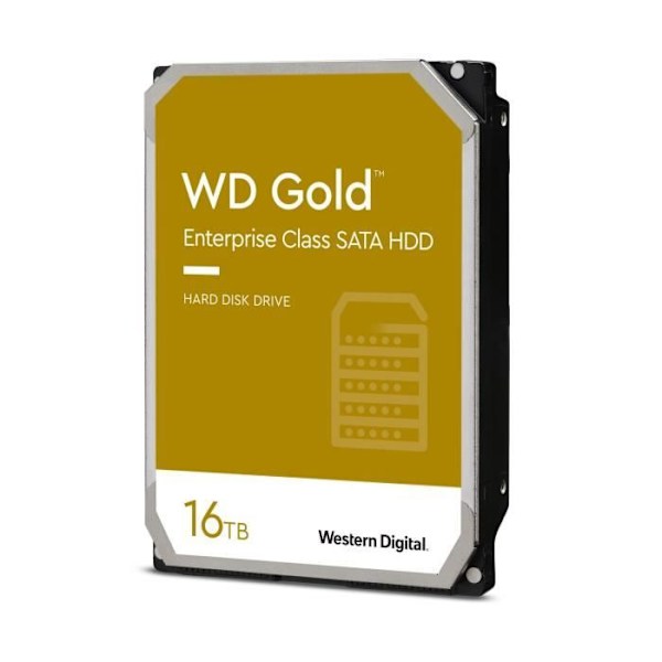 WD Gold™ - Intern hårddisk - 16TB - 7200 rpm - 3,5" (WD161KRYZ)