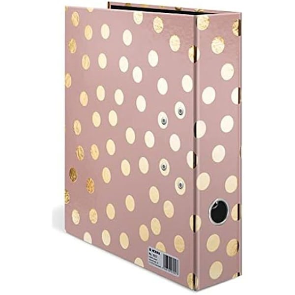 Klämmapparat - HERMA - Mode & Stil Dots - 31,5 x 28,5 x 7 cm - Robust kartong - Elegant design Prickar