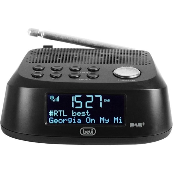 Trevi RC 80D4 DAB Digital väckarklocka med DAB-mottagare