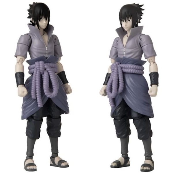 Anime Heroes statyett 17 cm - Sasuke Uchiha - BANDAI Naruto Shippuden Flerfärgad