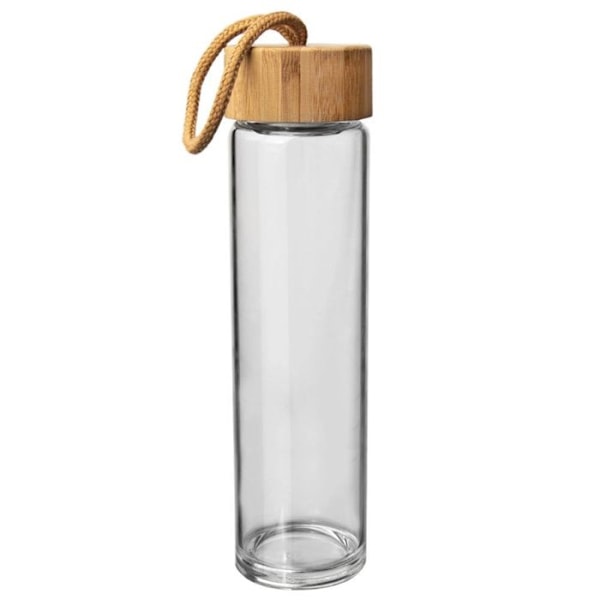 GLASFLASKA 450ml FÖR VATTEN MED SIKT 143757