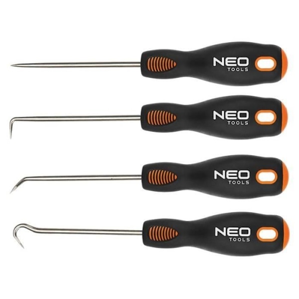 Spel av 4 Krokar NEO TOOLS 04-230