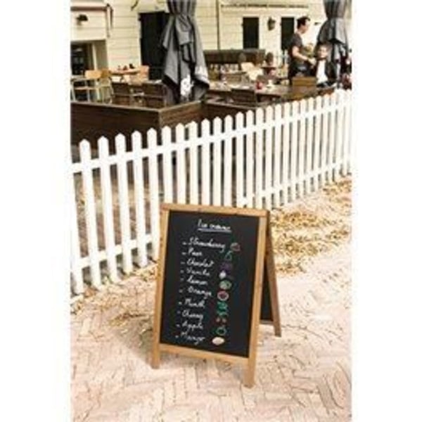 Trottoarskylt 1:a pris Teak (85x55cm)