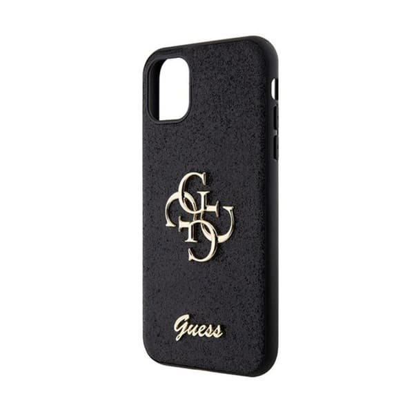 Gissa Glitter Script Stor 4G - iPhone 11-skal (svart)