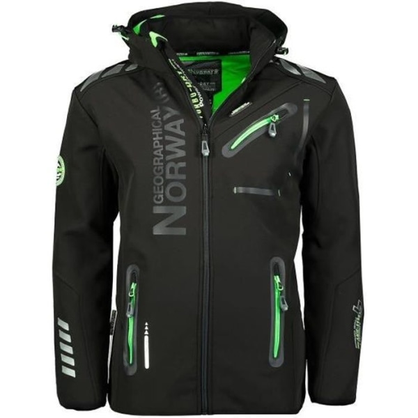 Herr Softshell Geographical Norway Royaute A Black
