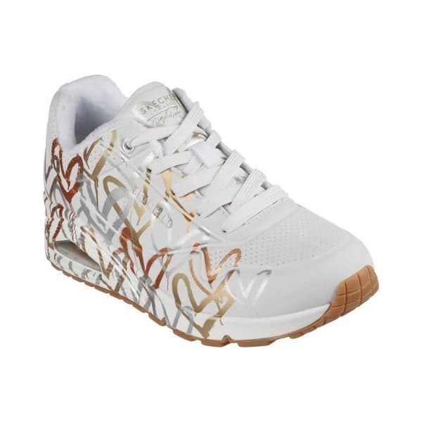 Skechers Uno Metallic Love Damsneaker Vit Vit 42