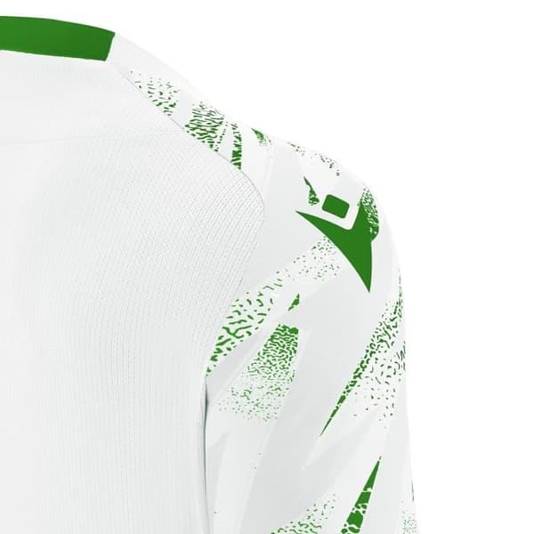 Macron Themis Eco jersey - vit/grön - 2XS Vit/grön XXS
