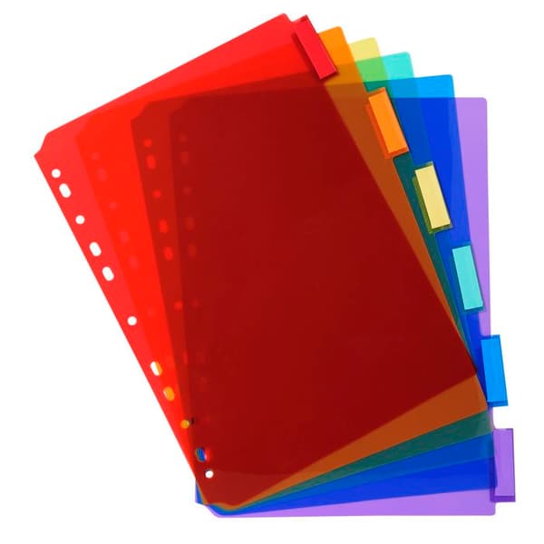 10-pack Intercal.s A4 PP 6 pos. personlig