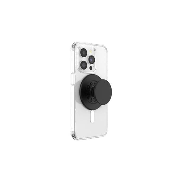 Telefonstöd - Popsockets - PopGrip MagSafe - Svart - Plast - Ställfunktion Svart