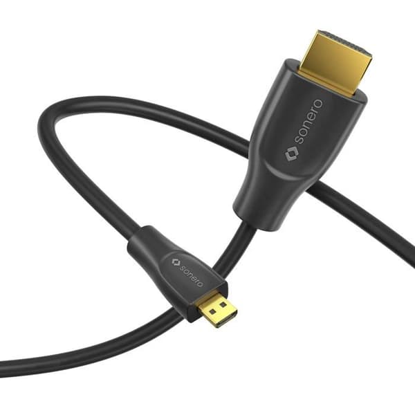 HDMI-kabel - SONERO - X-PHC030-005 - 4K - 3 meter - Micro HDMI förgylld