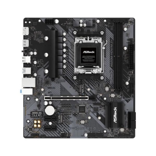 Moderkort - ASRock - A620M-HDV/M.2 A620 - Socket AM4 - Micro ATX - Max 64 GB RAM