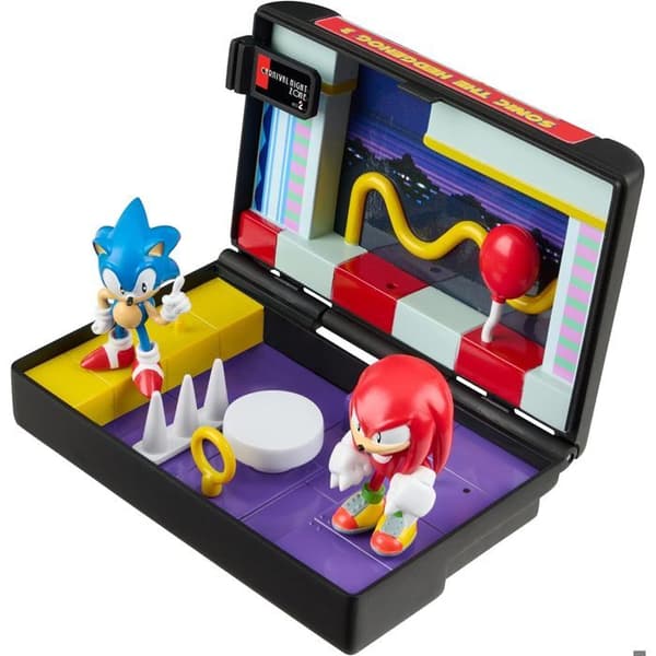 Samlingsfigur Sonic the Hedgehog 3 Console Heroes Sega Mega Drive vikbar diorama retro Mång